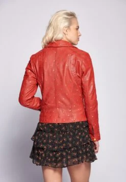 Maze Leren Jassen Tussenjas Heart Dames Rood -Schmuddelwedda Winkel ead6acb88d1ca6b2dc4e1919c440c47d