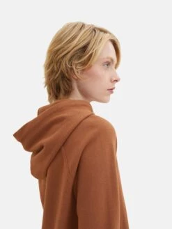 TOM TAILOR Denim Hoodies Sweatshirt Dames Bruin -Schmuddelwedda Winkel ebf430f0a8de99e130ad8e93ad7e7384