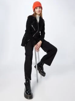 Freaky Nation Leren Jassen Tussenjas Modern Times Dames Zwart -Schmuddelwedda Winkel eec966bf0a8c564f410f0c84e729c034