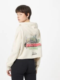 Napapijri Hoodies Sweatshirt CENEPA Dames Beige -Schmuddelwedda Winkel ef131ee130477f9eb99dddc3ad67a5da