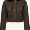 ONLY Outdoor Jassen Fleece Jas Dames Bruin 2 ONLY Outdoor Jassen Fleece Jas Dames Bruin -Schmuddelwedda Winkel f648cb55b7939f57cbd7f15013962089