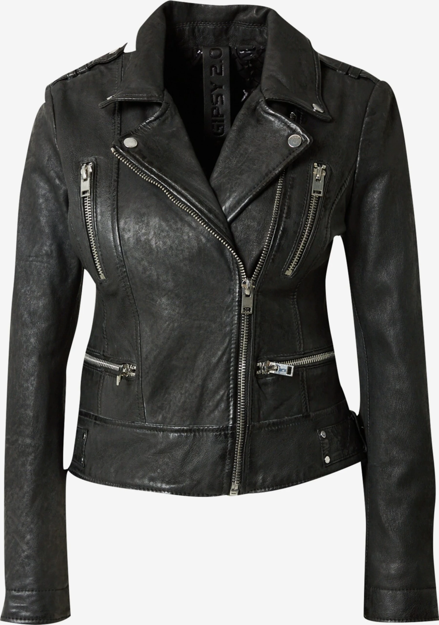 GIPSY Leren Jassen Tussenjas Cona Dames Zwart 3 GIPSY Leren Jassen Tussenjas Cona Dames Zwart