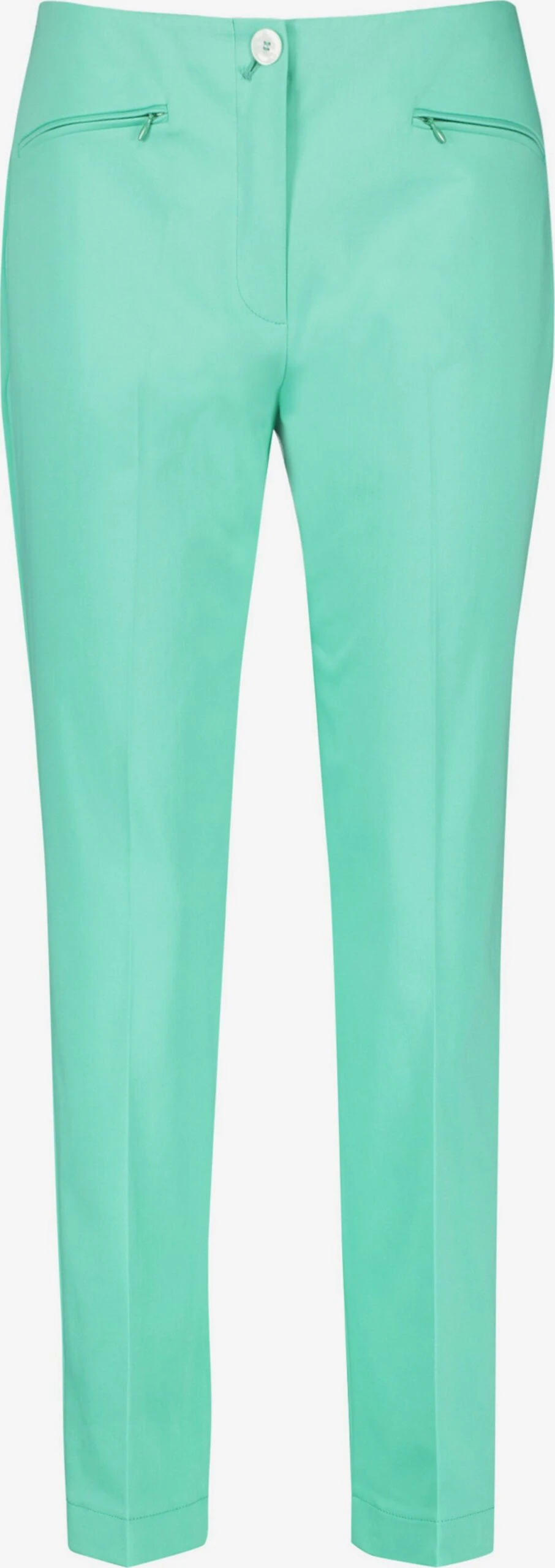 Gerry Weber Bandplooibroeken Regular Bandplooibroek Dames Groen 3 Gerry Weber Bandplooibroeken Regular Bandplooibroek Dames Groen