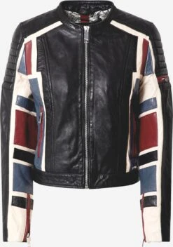 Maze Leren Jassen Tussenjas Nebraska Dames Zwart