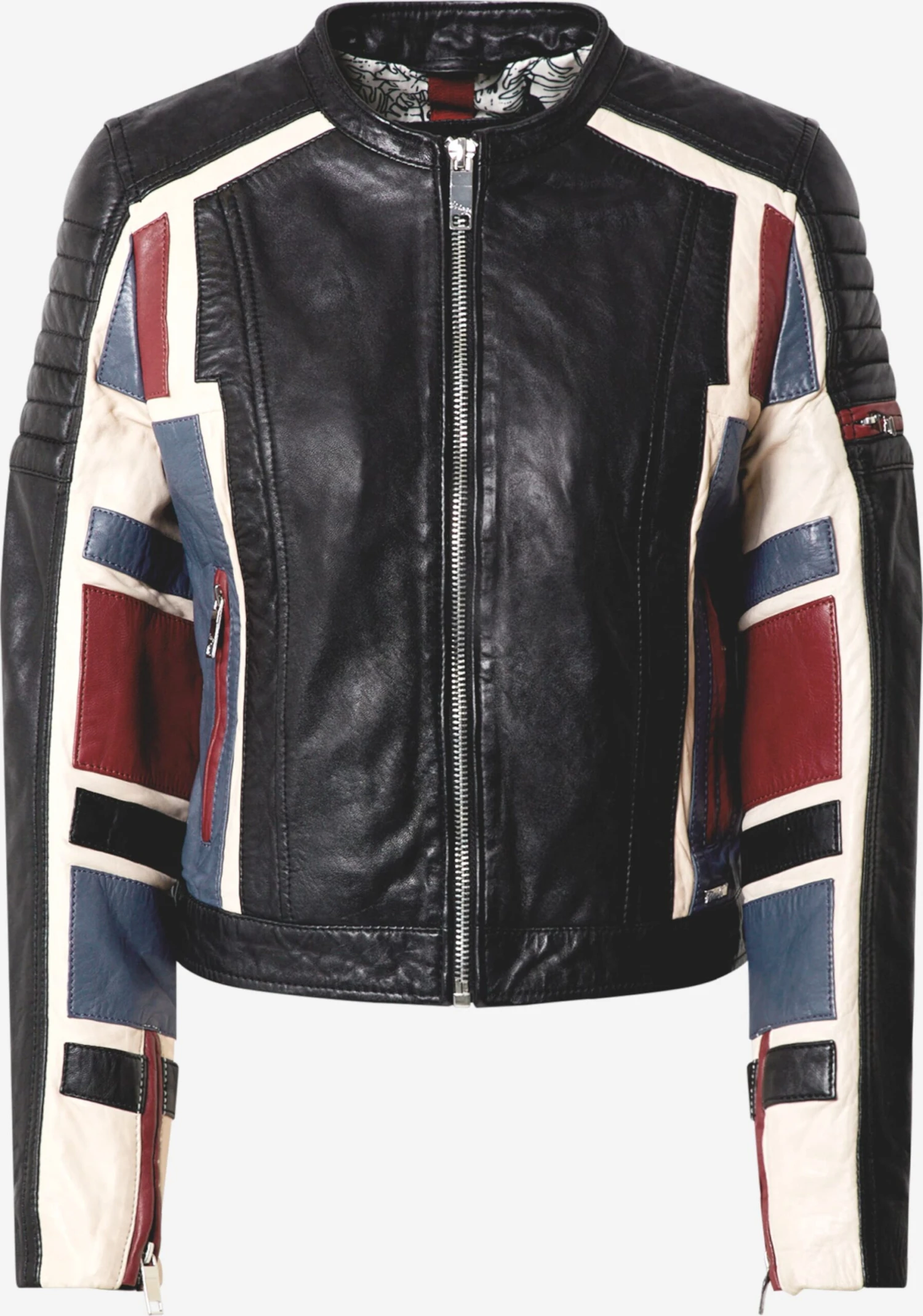 Maze Leren Jassen Tussenjas Nebraska Dames Zwart 3 Maze Leren Jassen Tussenjas Nebraska Dames Zwart