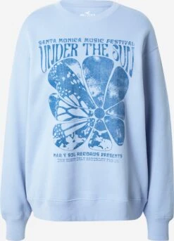 Hollister Sweatshirts Sweatshirt Dames Hemelsblauw / Lichtblauw