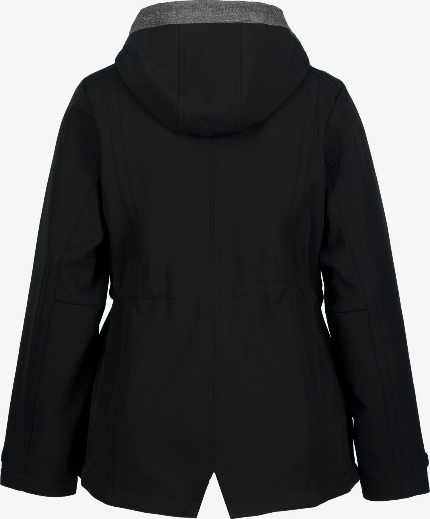 Ulla Popken Outdoor Jassen Functionele Jas Dames Zwart 4 Ulla Popken Outdoor Jassen Functionele Jas Dames Zwart - Afbeelding 2